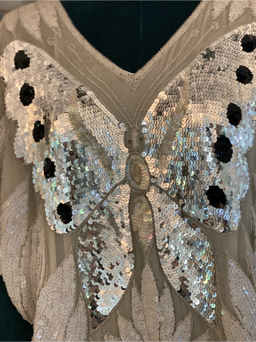 Vintage Sequin Butterfly RARE - Picture 2 of 12